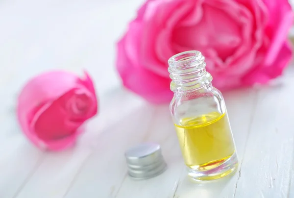 Aroma oil in bottle — Stock Photo, Image