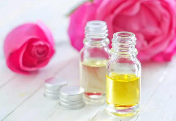 Aroma oil in bottle — Stock Photo, Image