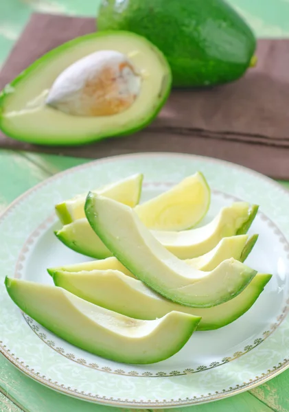 Avocado on plate — Stock Photo, Image