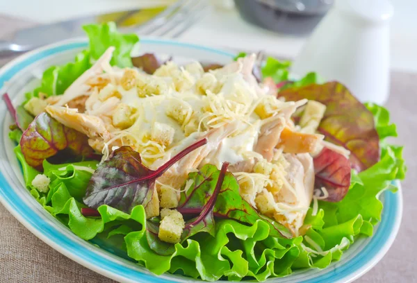 Insalata in un piatto — Foto Stock