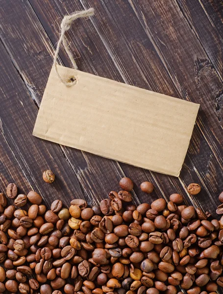 Kávé- és karton — Stock Fotó