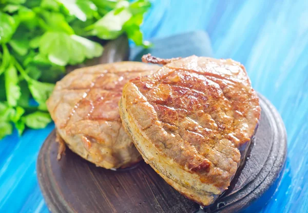 Steak on board — Stock Photo, Image
