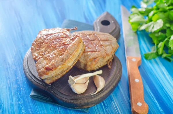 Steak on board — Stock Photo, Image