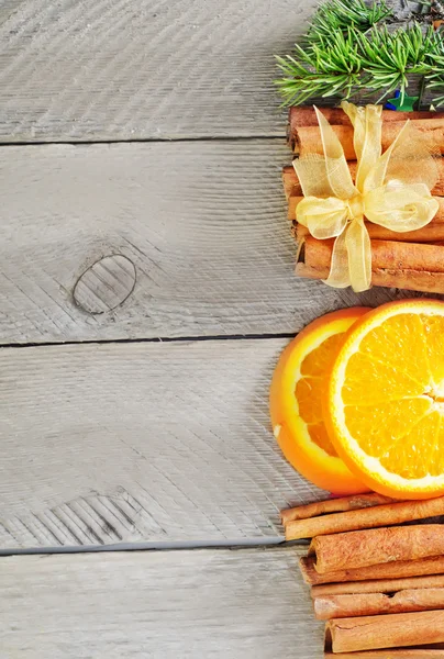 Portakal ve baharatlar — Stok fotoğraf