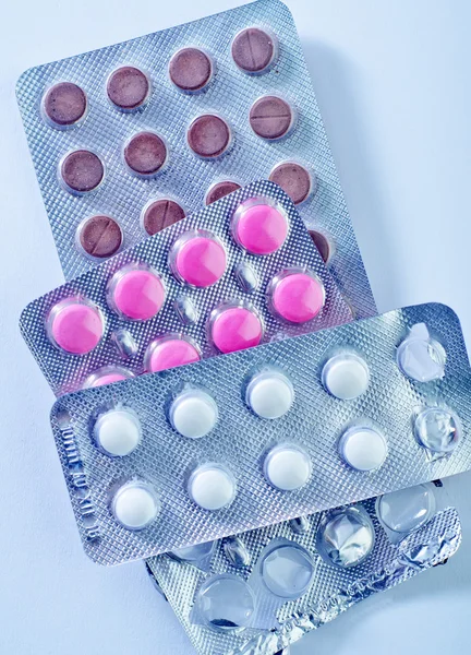 Color pills — Stock Photo, Image