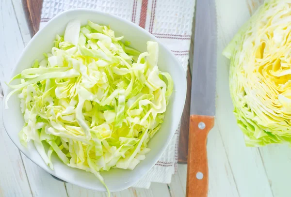 Cabbage in a bowl — Stock Photo, Image