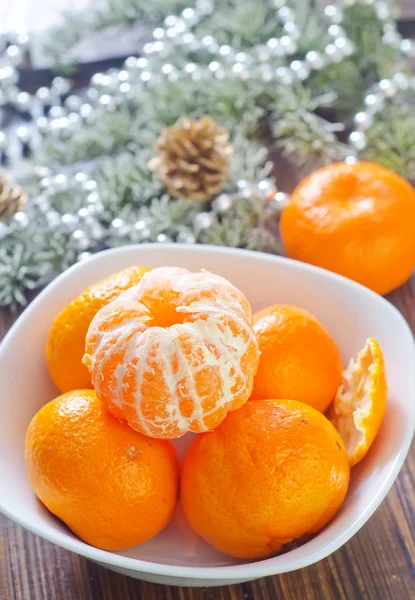 Mandarines dans un bol — Photo
