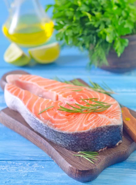 Raw salmon — Stock Photo, Image