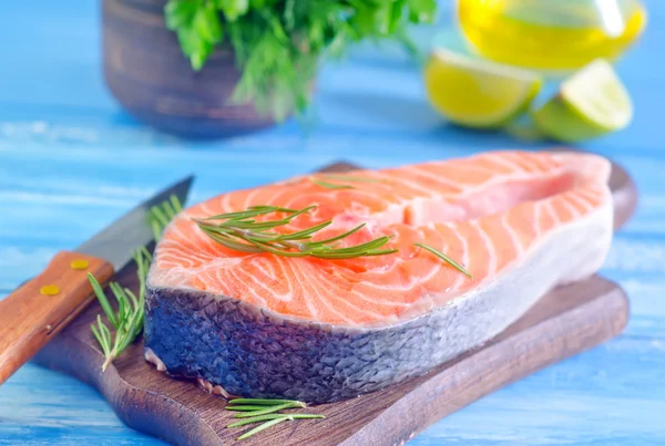 Raw salmon — Stock Photo, Image