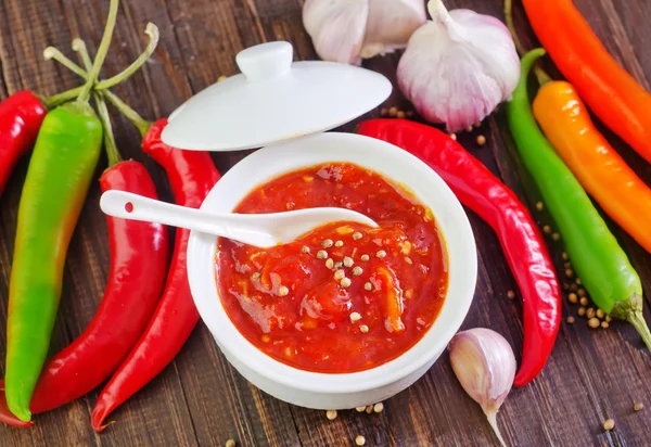 Chilli sauce — Stock Photo, Image