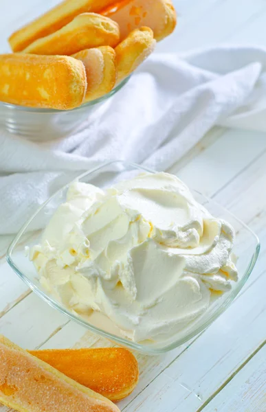 Mascarpone — Stock Photo, Image