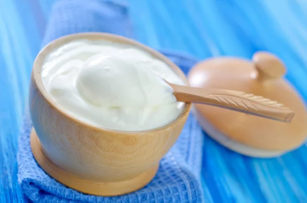 Sour cream — Stock Photo, Image