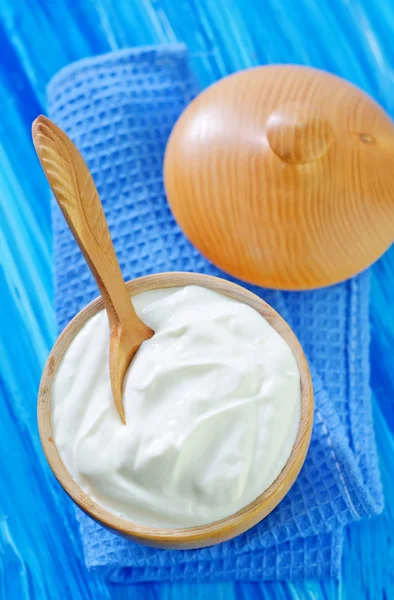 Sour cream — Stock Photo, Image