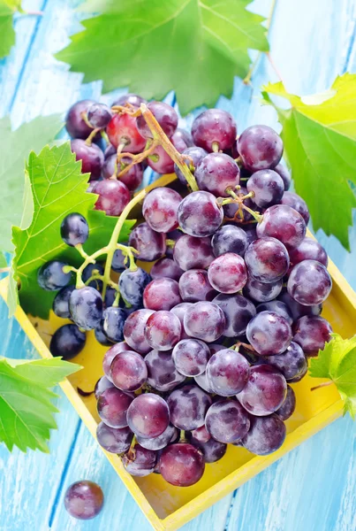Grape in basket — Stock Photo, Image