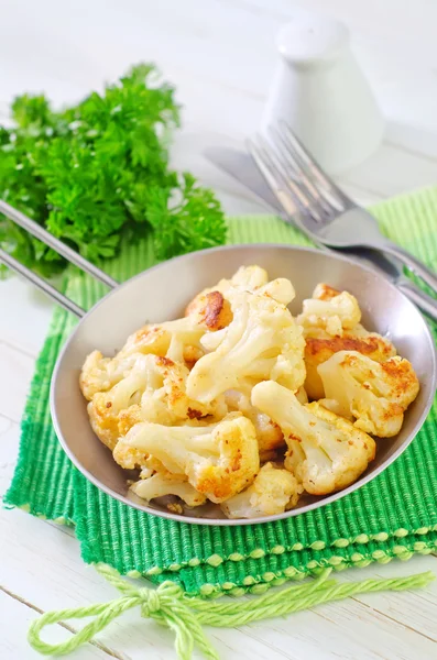 Fried cauliflower — Stock Photo, Image