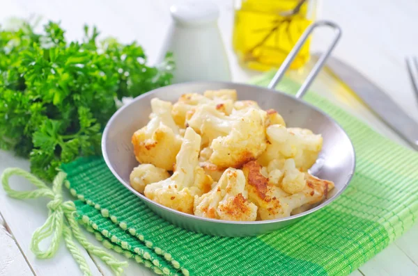 Fried cauliflower — Stock Photo, Image