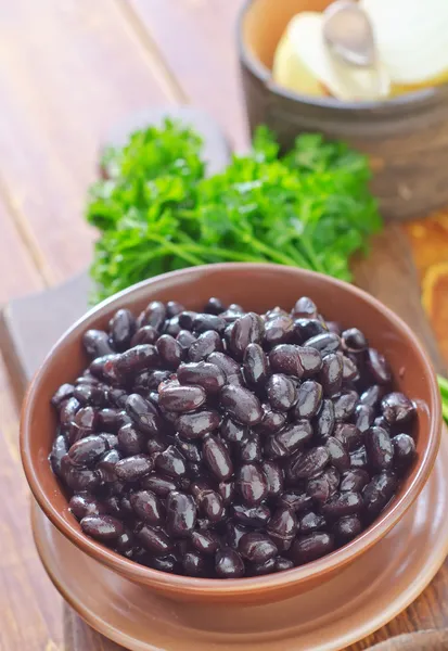 Black beans — Stock Image Black beans Royalty Free Stock Photos