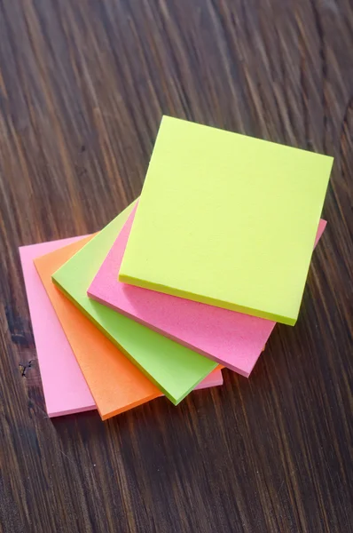 Colorful blank notes — Stock Photo, Image