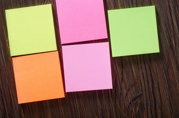 Colorful blank notes — Stock Photo, Image