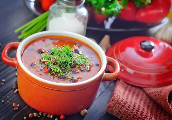 Fresh soup — Stock Image Fresh soup Royalty Free Stock Photos