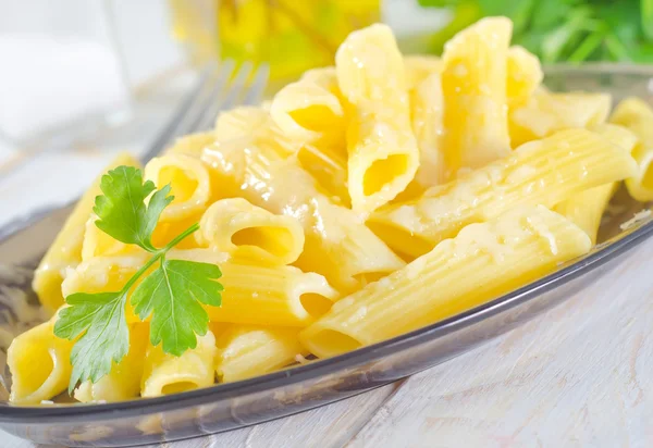 Pasta with cheese — Stock Photo, Image