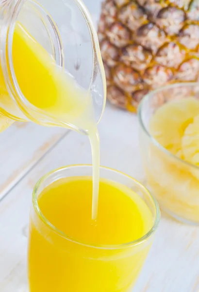 Pineapple juice — Stock Photo, Image