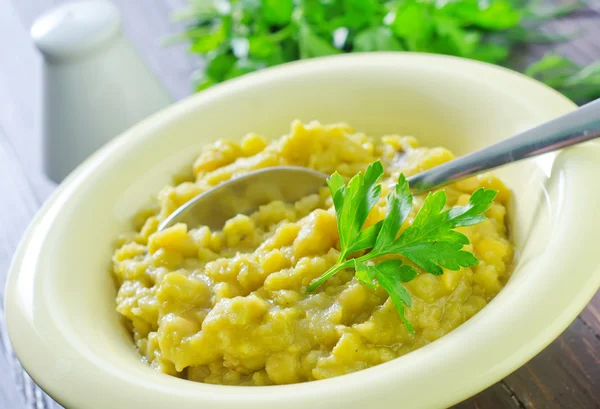 Mashed peas — Stock Image Mashed peas Royalty Free Stock Photos