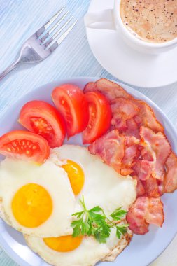 bir tabak içinde Kahvaltı