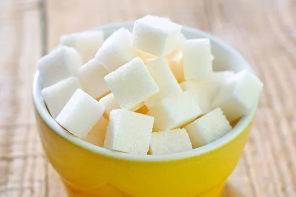 Sugar in a bowl — Stock Photo, Image