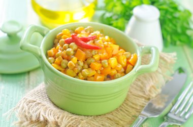 Kızarmış sebzeler