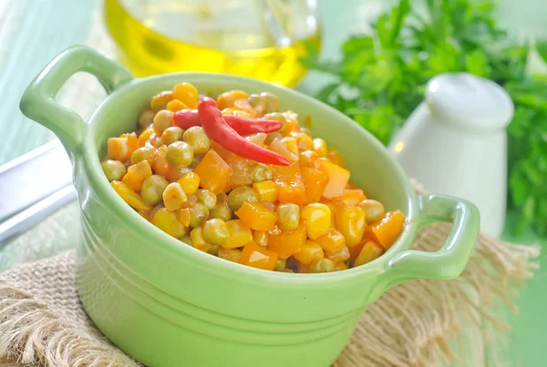 Fried vegetables — Stock Photo, Image