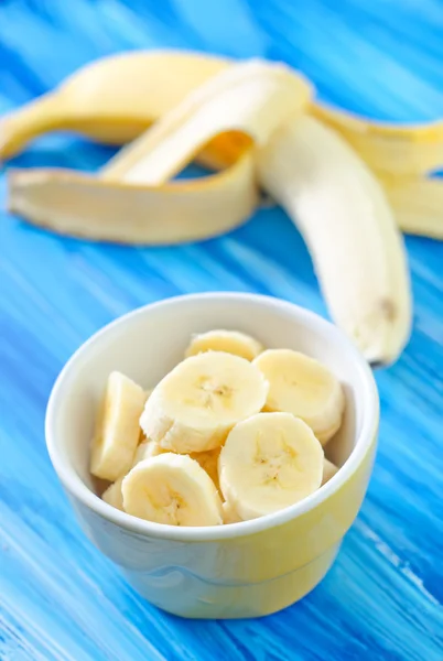Plátano en un bol — Foto de Stock