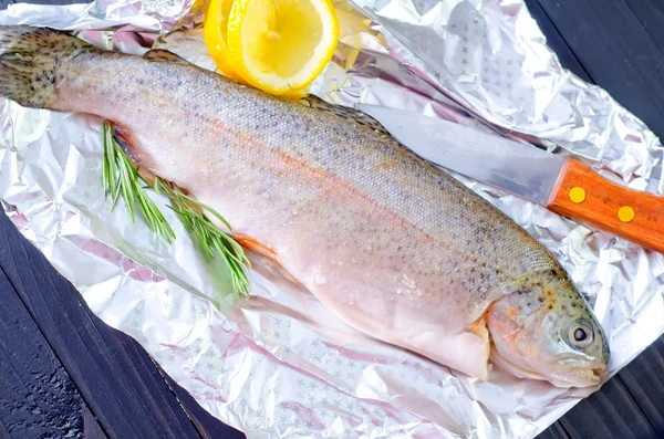 Pescado crudo — Foto de Stock