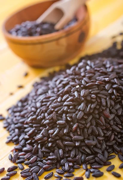 Black rice — Stock Photo, Image