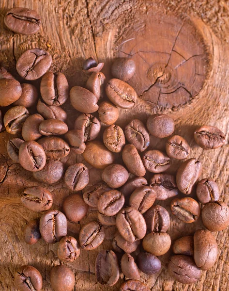 Coffee on a wooden background — Stock Photo, Image