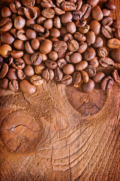 Coffee on a wooden background — Stock Photo, Image