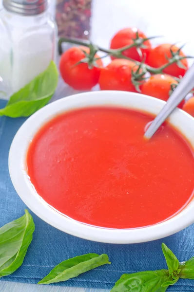 Sopa de tomate —  Fotos de Stock