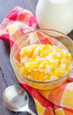 bir kase yulaf lapası