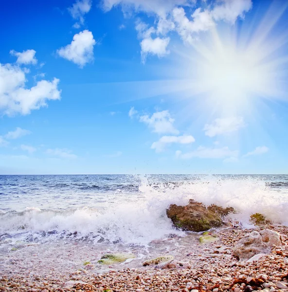 Costa del mare — Foto Stock