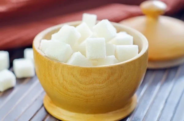 Zucker in einer Schüssel — Stockfoto