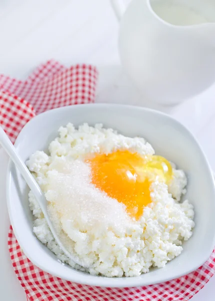 Ägg och socker — Stockfoto