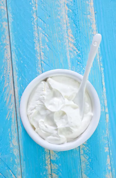 Sour cream — Stock Photo, Image