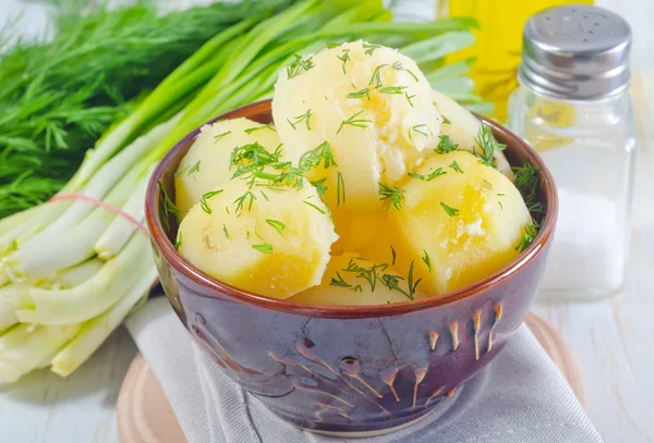 Vařený brambor — Stock fotografie