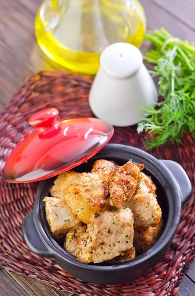 Fried meat — Stock Photo, Image