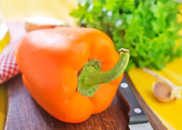 Pepper on a board — Stock Photo, Image