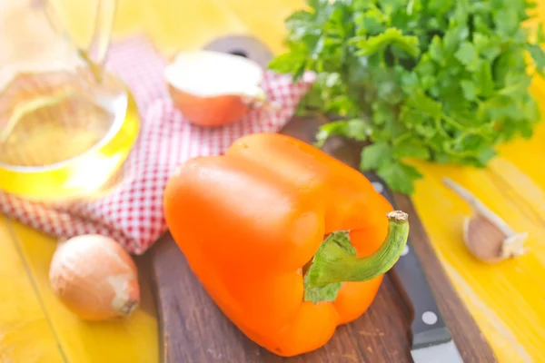Pepper on a board — Stock Photo, Image