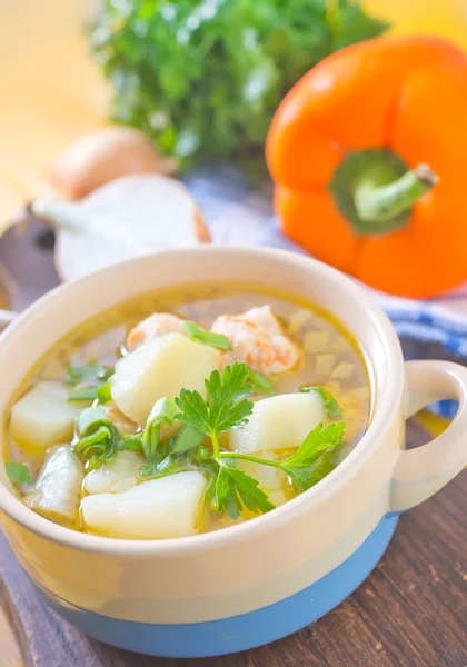 Frische Suppe — Stockfoto