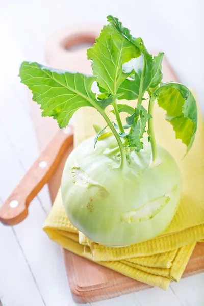 Kubis kohlrabi — Stok Foto