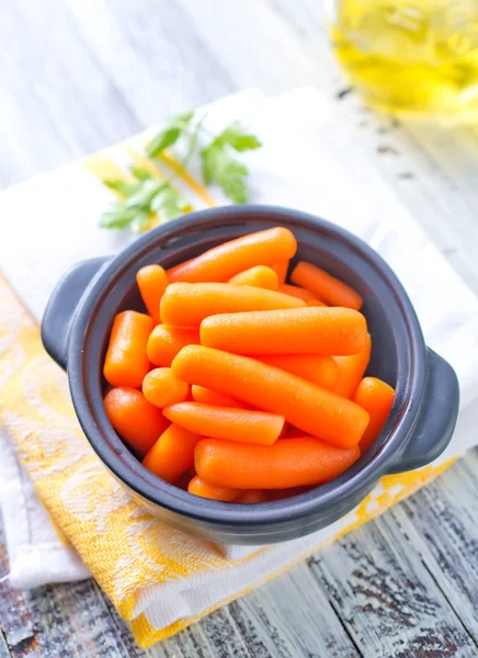 Zanahorias peladas — Foto de Stock