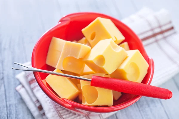 Queso en un tazón — Foto de Stock